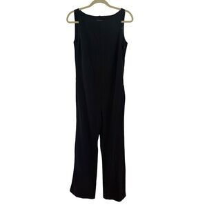 Zara Jumpsuit Black Long Sleeveless Jumpsuit pockets dressy medium